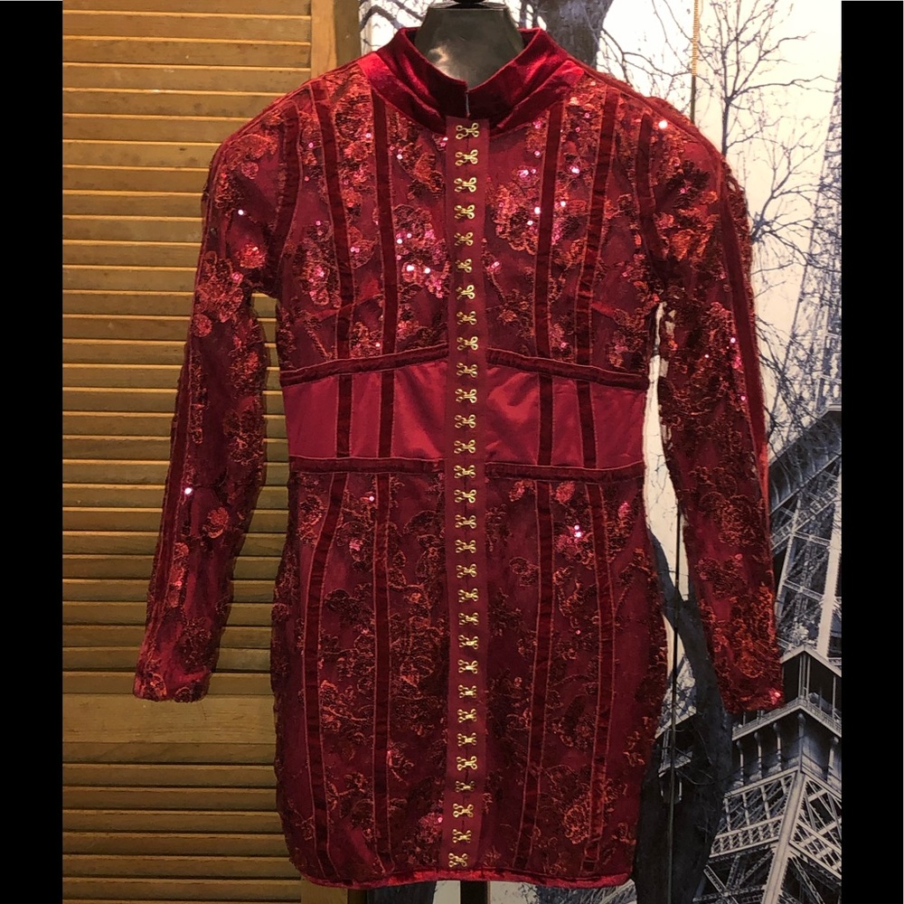 XTaren Dress with matching Clutch